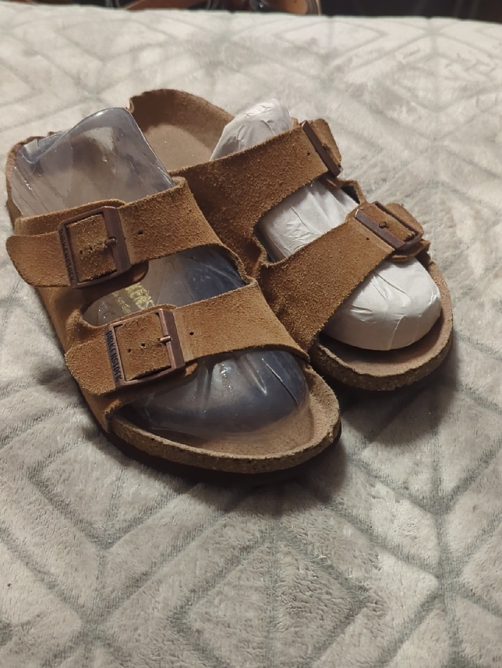 Birkenstock Arizona BS Suede‎ Sandal Mink Women Size 11 Regular Fit